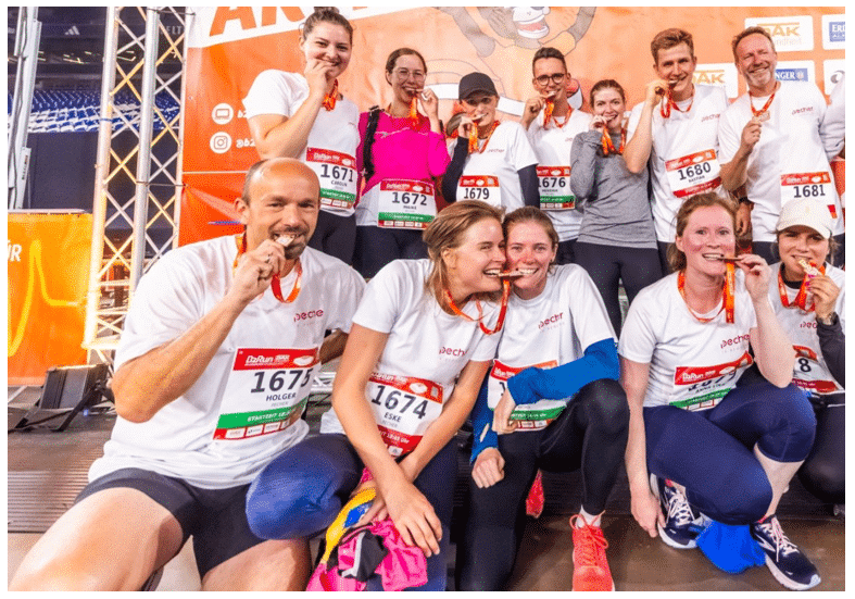 Dr. Pecher AG beim B2Run Dr. Pecher AG beim B2Run