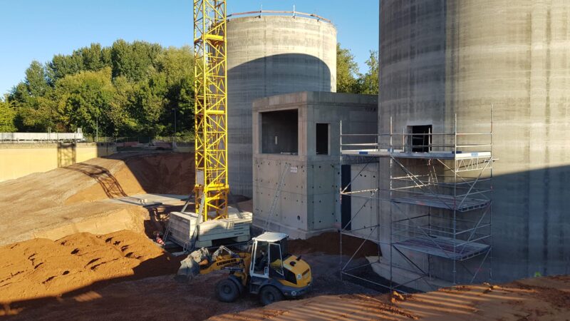 Schlammbehandlung Kläranlage Brebach