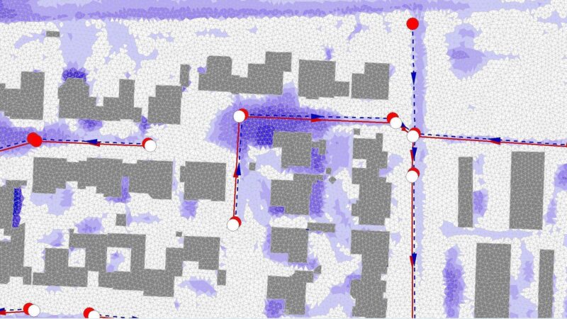Überflutungsberechnung für die Stadt Erkrath