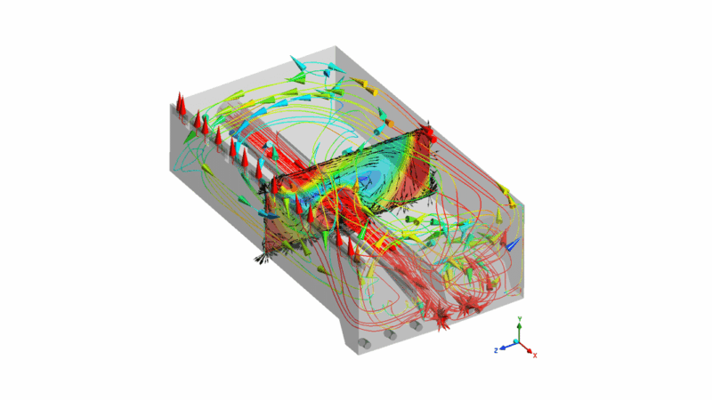 Optimierung eines großen RÜB mittels CFD in Wuppertal