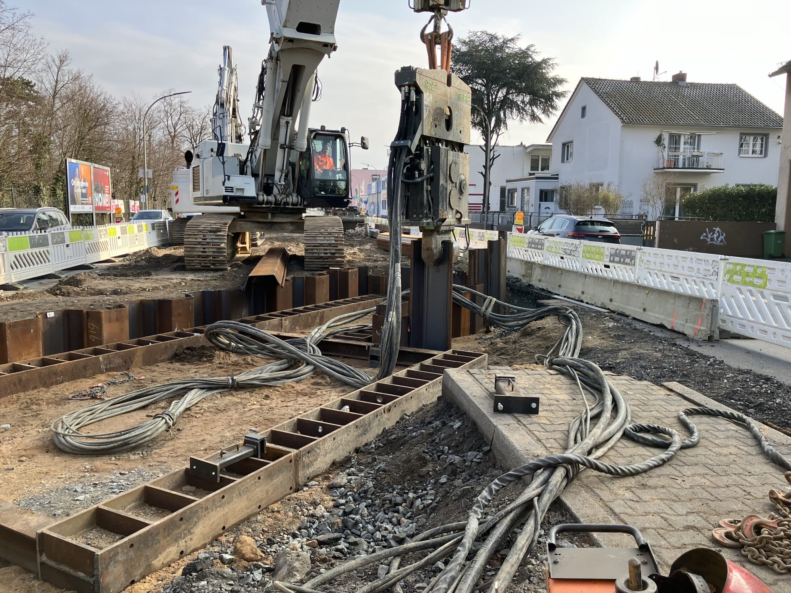 Beginn Kanalbau „Mühlheimer Straße“ in Offenbach am Main
