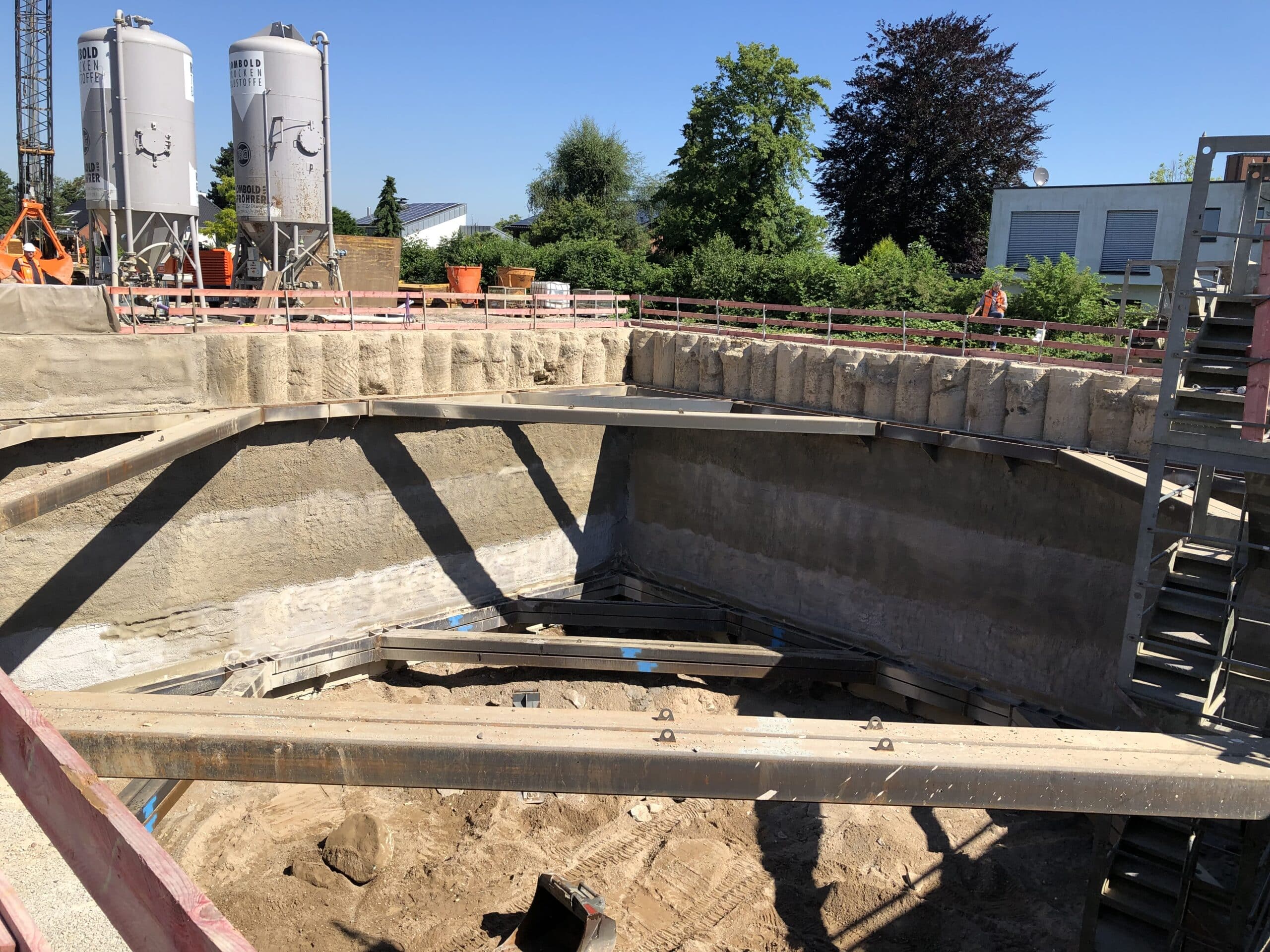 Bauarbeiten am Pumpwerk Esch in Köln Bauarbeiten am Pumpwerk Esch in Köln