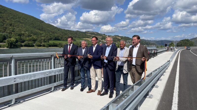 Rheingau-Radweg von Rüdesheim bis Lorch fertiggestellt