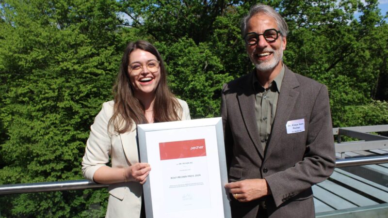 Rolf-Pecher-Preis 2024 verliehen