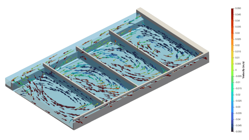 Hydraulische Optimierung des RÜB Lörick in Düsseldorf