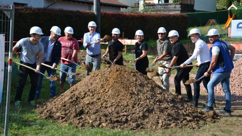 Spatenstich für Zwischenpumpstation Schweppenhausen