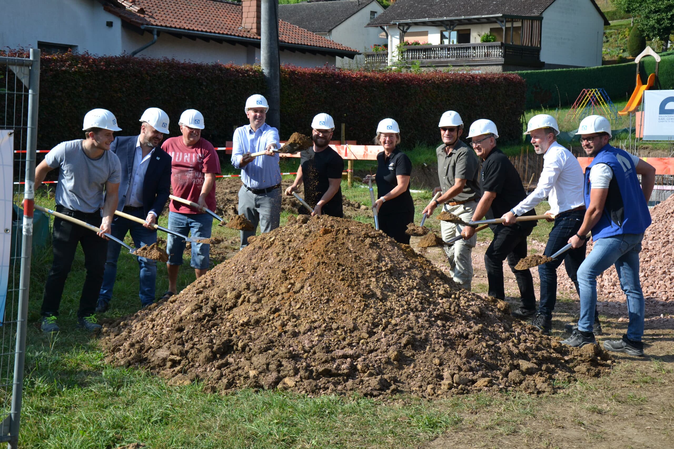 Spatenstich für Zwischenpumpstation Schweppenhausen