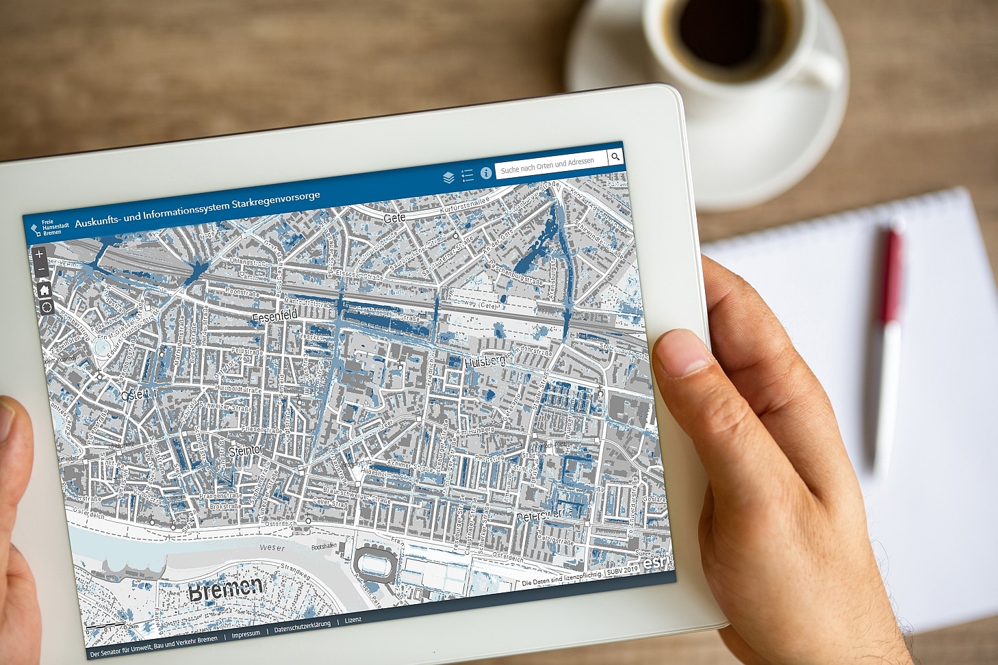 Bremen geht neue Wege in der Starkregenvorsorge Bremen geht neue Wege in der Starkregenvorsorge